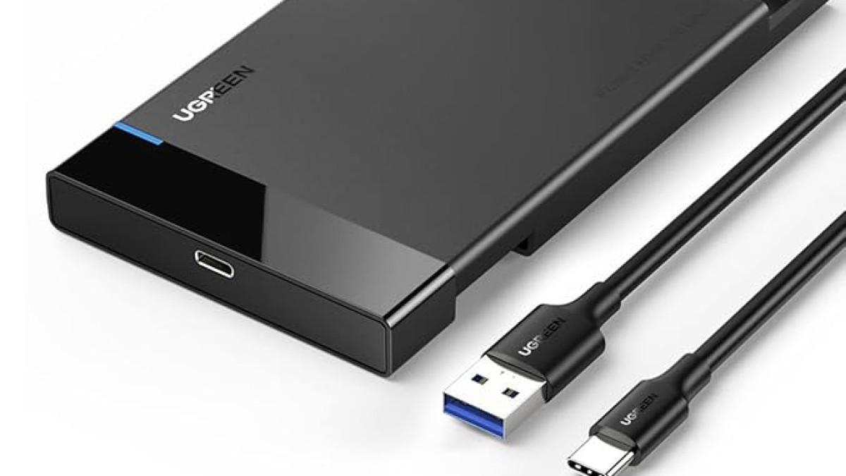 Velocidad y portabilidad con la UGREEN Carcasa para Disco Duro 2.5" USB C 3.1 Gen 2