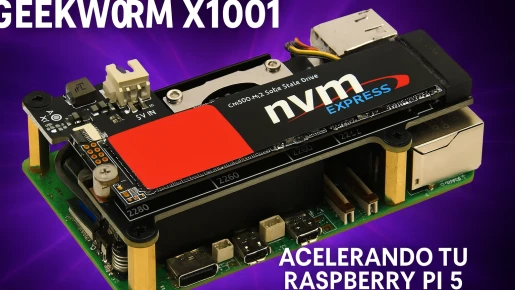 Geekworm X1001: Acelerando tu Raspberry Pi 5 con almacenamiento NVMe ultrarrápido