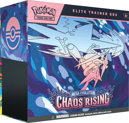 Pokémon TCG: Mega Evolution—Chaos Rising Elite Trainer Box, 1 Pieza
